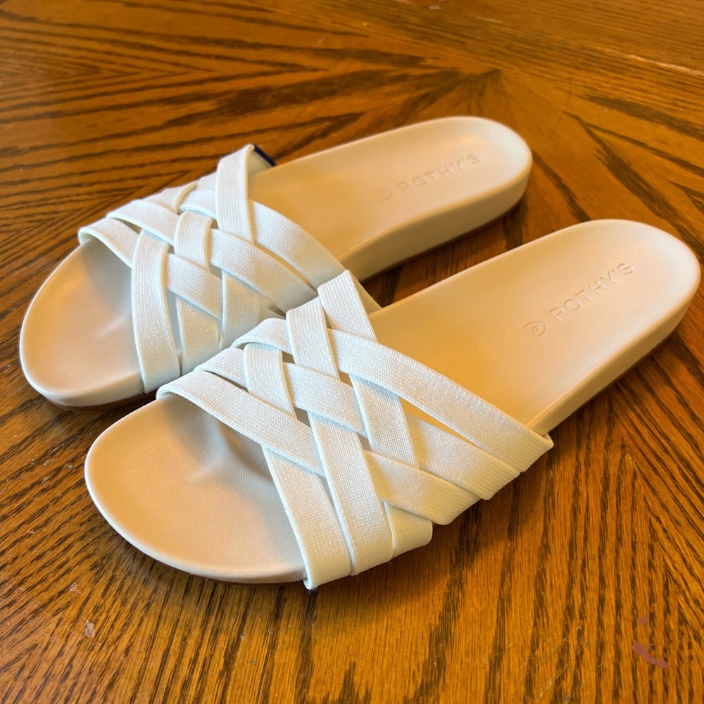 Rothy's Cloud Slides - White